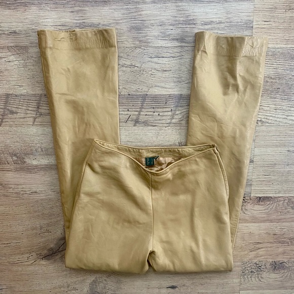 Vintage Danier Leather Pants - Picture 1 of 3